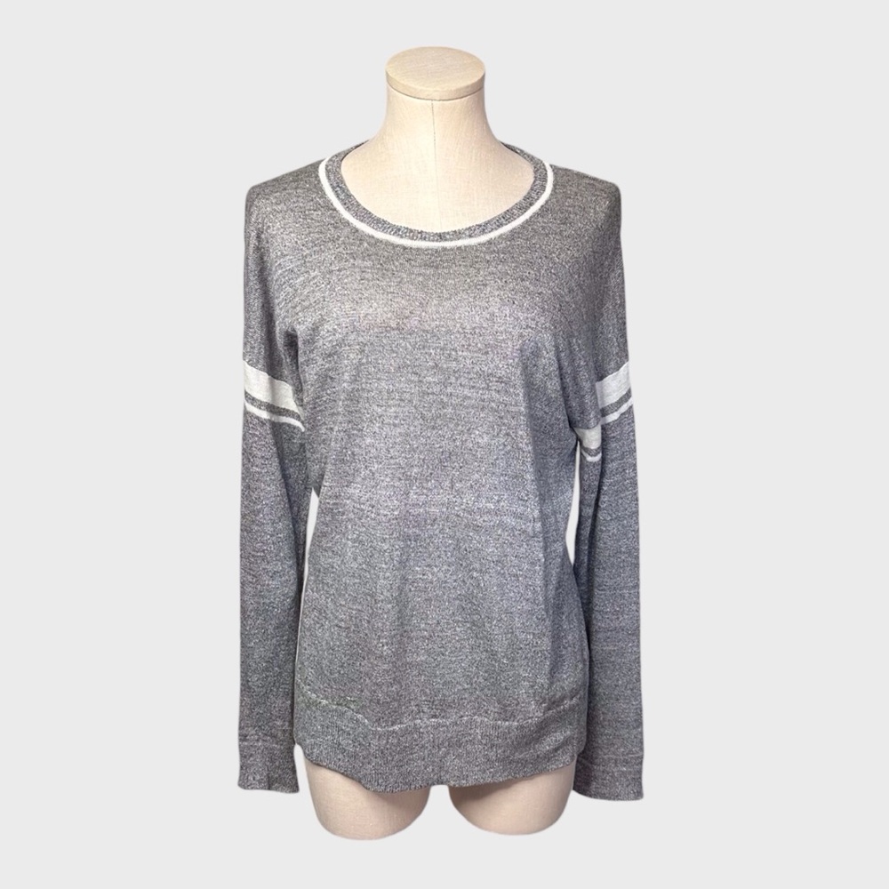 Madewell Varsity Stripe Linen Sweater